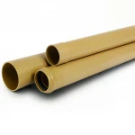 مواسير UPVC الراجحي  مقاس   6 إنش سمك 3.3 مم لون برتقالي
