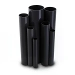 مواسير UPVC ضغط اسمي 15 بار قطر خارجي 75 مم سمك 4.8 مم لون اسود