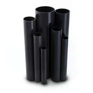مواسير UPVC ضغط اسمي 15 بار قطر خارجي 75 مم سمك 4.8 مم لون اسود