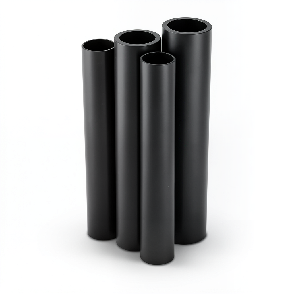 HDPE Pipes Outside Diameter 100 mm Thickness 3.9 mm Black