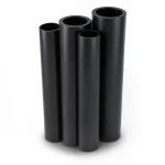 أنابيب HDPE الراجحي قطر خارجي 125 مم سمك 4.9 مم لون أسود