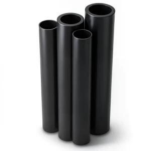 مواسير HDPE قطر خارجي 160 مم سمك 6.2 مم لون أسود