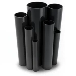 مواسير UPVC ضغط 9 بار مقاس 3 إنش قطر خارجي 88.7 مم سمك 3.5 مم لون أسود
