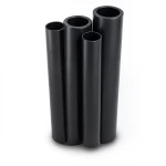 مواسير HDPE قطر خارجي 200 مم سمك 7.7 مم لون أسود