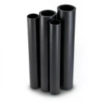 مواسير HDPE قطر خارجي 250 مم سمك 9.6 مم لون أسود