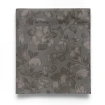 Italian Wallpaper 10m x 0.53m Dark Beige, Floral Pattern