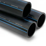أنابيب HDPE السعودي PE 100 ضغط 16 بار قطر خارجي 225 مم سمك 20.5 مم لون اسود