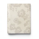 Italian Wallpaper Floral Design 10m x 0.53m Beige Color, Model 6225