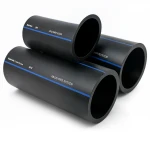 أنابيب HDPE السعودي  PE 100 ضغط 10 بار قطر خارجي 250 مم سمك 14.8 مم لون اسود