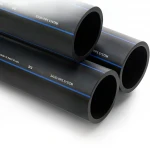أنابيب HDPE السعودي  PE 100 ضغط 16 بار قطر خارجي 250 مم سمك 22.7 مم لون اسود