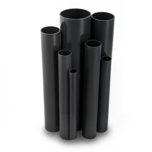 UPVC Pipes 6 Bar Pressure 88.7 mm Diameter 2.9 mm Thickness Black