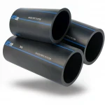 مواسير HDPE  شركة انظمة الأنابيب PE 100 ضغط 6 بار قطر خارجي 280 مم سمك 10.7 مم لون اسود