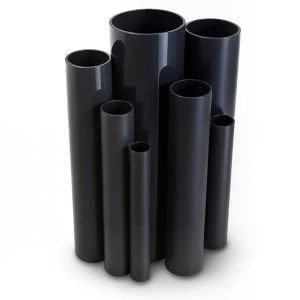 مواسير UPVC ضغط 6 بار قطر خارجي 89.1 مم سمك 3.3 مم لون اسود
