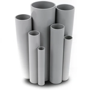 مواسير UPVC قطر خارجي 250 مم سمك 7.3 مم لون رمادي
