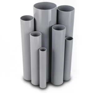 UPVC Pipes Outside Diameter 315 mm Thickness 9.2 mm Gray