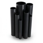 مواسير UPVC ضغط اسمي 15 بار قطر خارجي 75 مم سمك 4.8 مم لون اسود