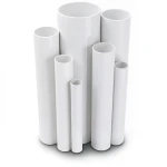 مواسير UPVC ضغط 15 بار قطر خارجي 75.3 مم سمك 5.5 مم لون أبيض