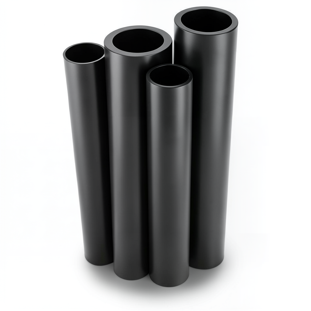 أنابيب HDPE الراجحي قطر خارجي 110 مم سمك 4.2 مم لون أسود
