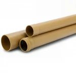 UPVC Pipes Al-Rajhi  Size   4 inch Thickness 3.2 mm Golden Brown Colour