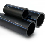 مواسير HDPE السعودي  PE 100 ضغط 16 بار قطر خارجي 315 مم سمك 28.6 مم لون اسود