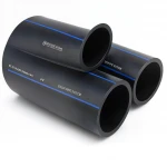 أنابيب HDPE السعودي  PE 100 ضغط 16 بار قطر خارجي 355 مم سمك 32.2 مم لون اسود