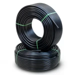 أنابيب HDPE PE 80 ضغط 4 بار قطر 75 مم سمك 2.3 مم لون أسود
