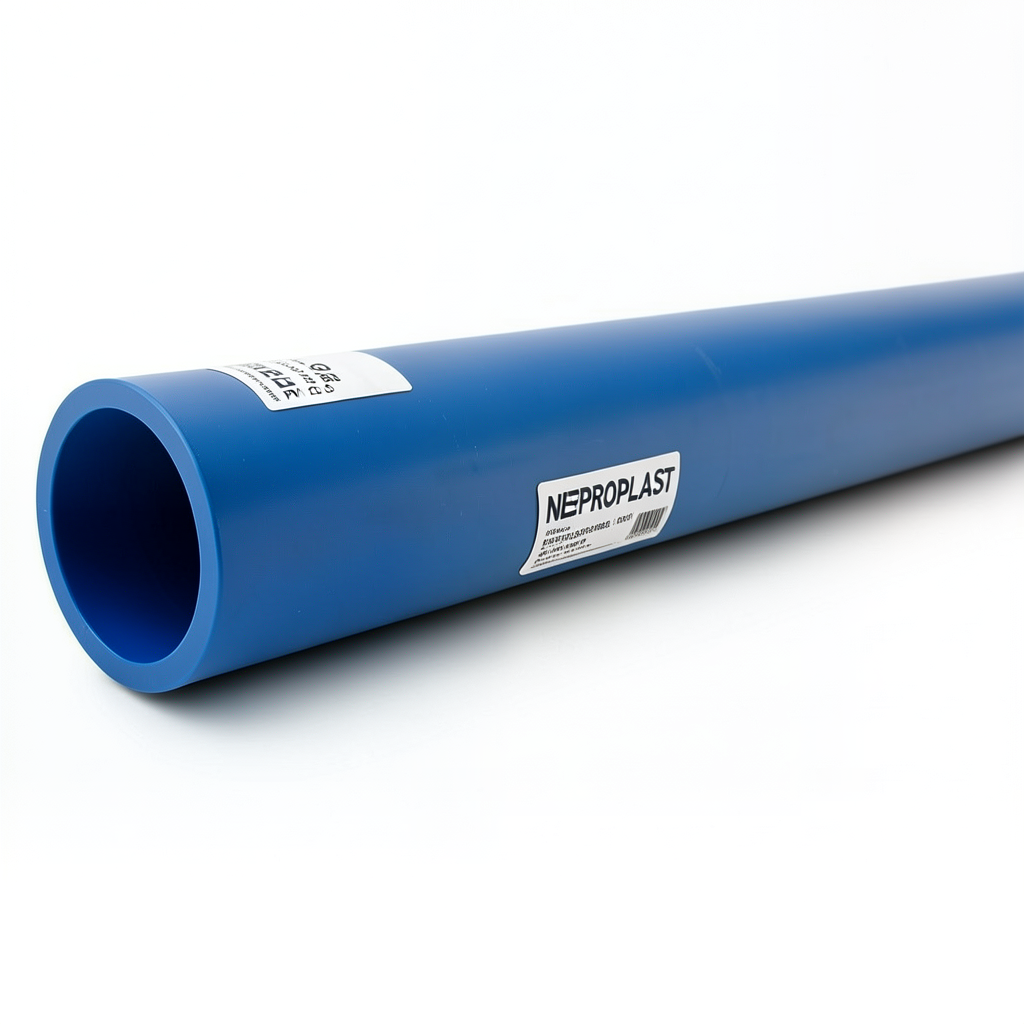 HDPE Pipes PE 100 Pressure 12.5 Bar Outside Diameter 315 mm Thickness 23.2 mm Blue | NEPROPLAST