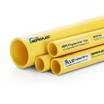مواسير HDPE PE 100 ضغط 6 بار قطر خارجي 500 مم سمك 18.2 مم لون أصفر | نيبروبلاست