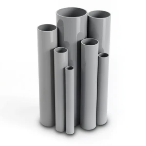 UPVC Pipes Nominal Pressure 10 Bar Outside Diameter 75 mm Thickness 3.6 mm Gray