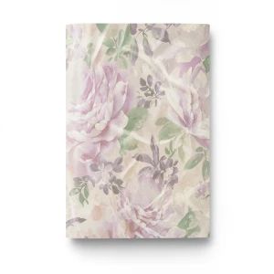 Italian Wallpaper 10m x 1.06m Beige with Purple, Model BM29001