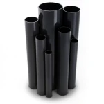مواسير UPVC ضغط 10 بار قطر خارجي 75 مم سمك 3.6 مم لون اسود