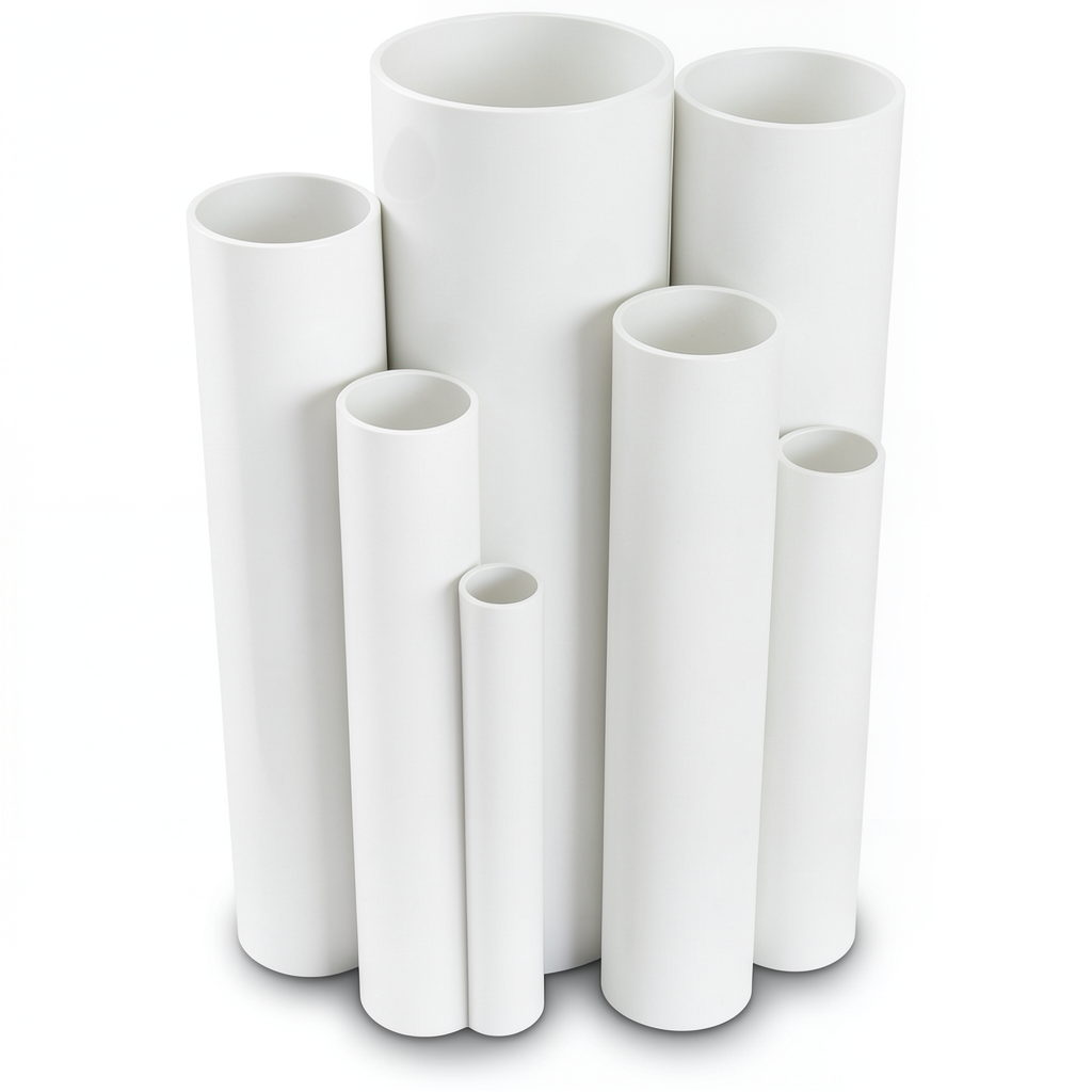 UPVC Pipes Nominal Pressure 16 Bar Outside Diameter 75 mm Thickness 5.6 mm White