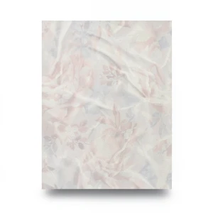 Italian Wall Covering 10m x 1.06m Beige Pink, Floral Design