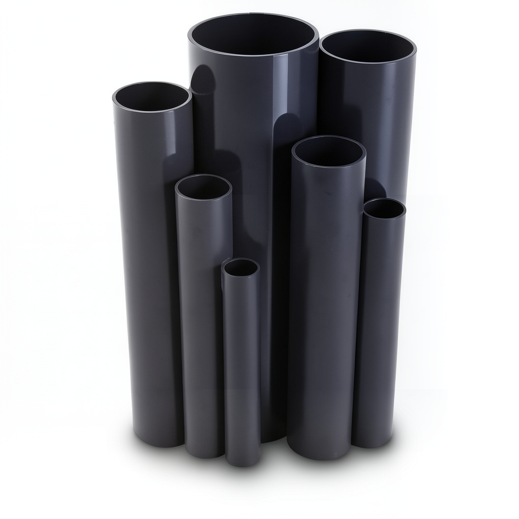 UPVC Pipes Nominal Pressure 16 Bar Outside Diameter 75 mm Thickness 5.6 mm Black