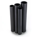 مواسير HDPE البولي ايثيلين من الراجحي PE 80 ضغط 4 بار قطر خارجي 200 مم سمك 6.2 مم لون اسود