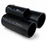 مواسير HDPE  من انظمة الأنابيب PE 100 ضغط 10 بار قطر خارجي 355 مم سمك 21.1 مم لون اسود