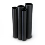 مواسير HDPE PE 80 ضغط 4 بار قطر 500 مم سمك 15.3 مم أسود