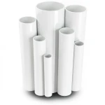مواسير UPVC ضغط اسمي 4 بار قطر خارجي 75 مم سمك 1.8 مم لون أبيض