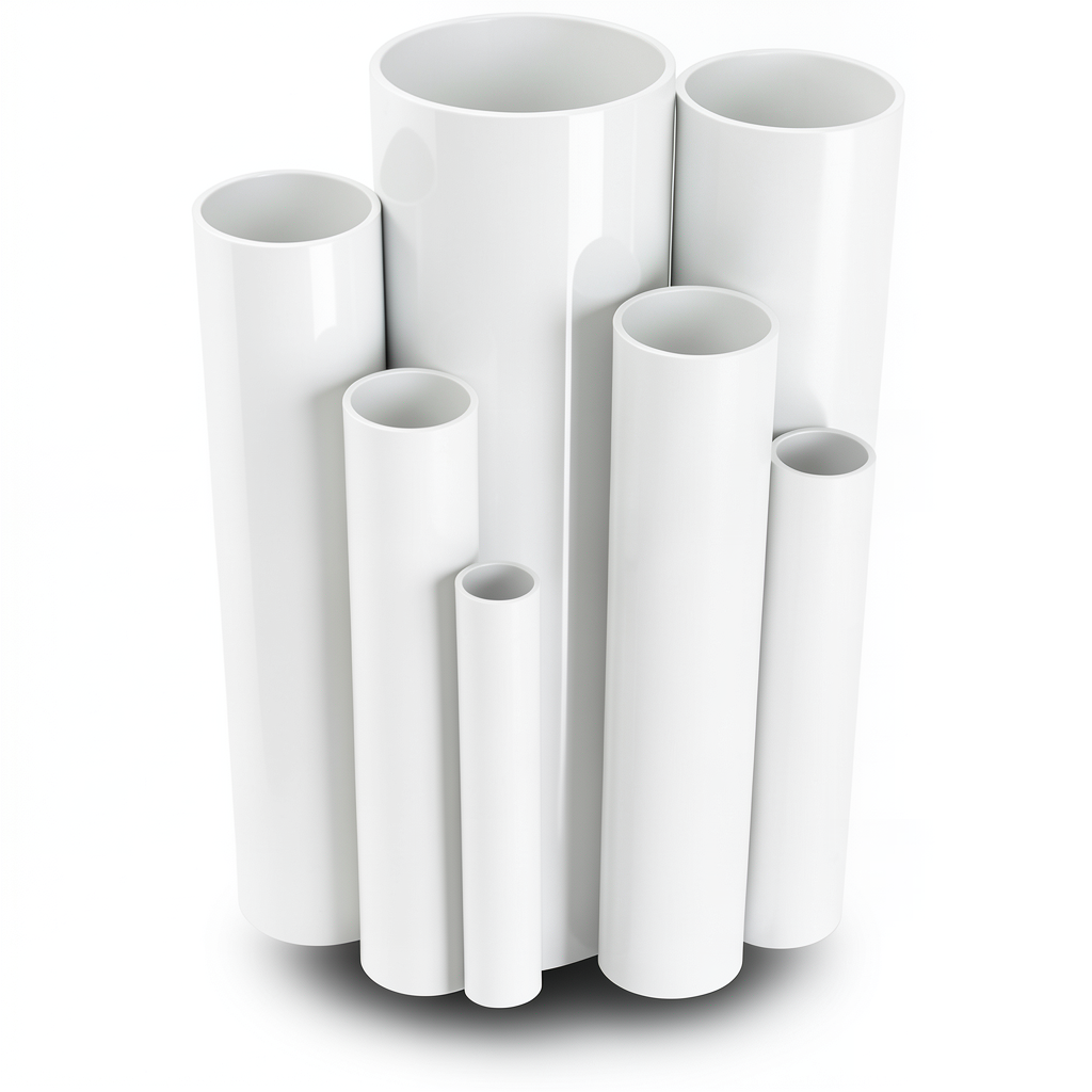 UPVC Pipes Nominal Pressure 4 Bar Outside Diameter 75 mm Thickness 1.8 mm White