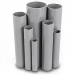 UPVC Pipes Modern Technology Nominal Pressure 16 Bar Outside Diameter 140 mm Thickness 10.4 mm Gray Colour