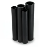 مواسير HDPE PE 80 ضغط 4 بار قطر 710 مم سمك 21.8 مم لون أسود