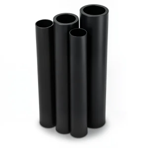 مواسير HDPE PE 80 ضغط 4 بار قطر 710 مم سمك 21.8 مم لون أسود