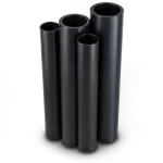 مواسير HDPE PE 80 ضغط 4 بار قطر 800 مم سمك 24.5 مم أسود