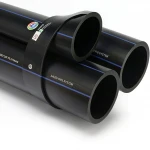 أنابيب HDPE السعودي  PE 100 ضغط 10 بار قطر خارجي 400 مم سمك 23.7 مم لون اسود