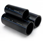 أنابيب HDPE السعودي PE 100 ضغط 16 بار قطر خارجي 400 مم سمك 36.3 مم لون اسود