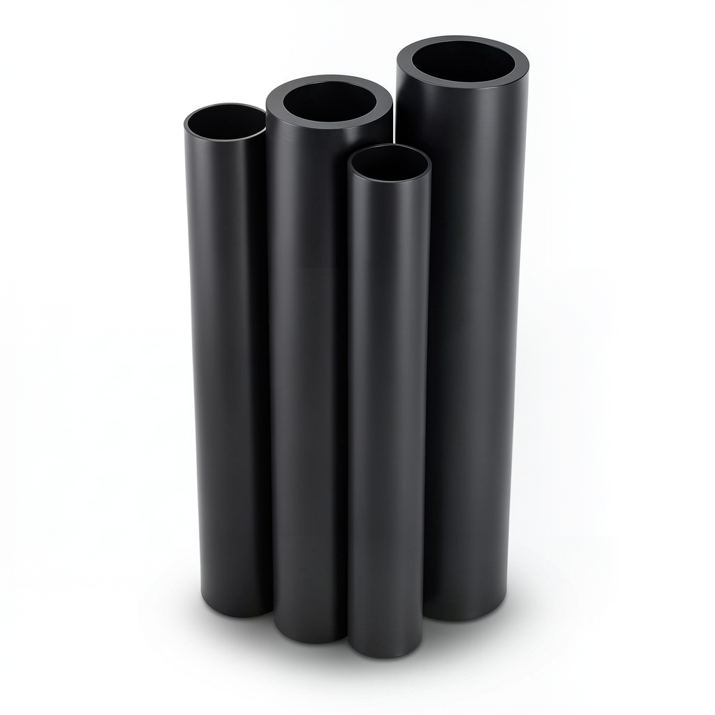 مواسير HDPE PE 80 ضغط 4 بار قطر 1000 مم سمك 30.6 مم لون أسود