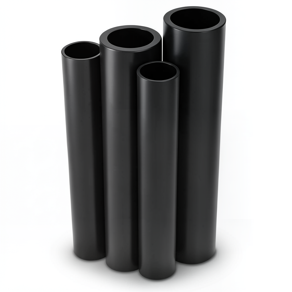 Al-Rajhi HDPE Pipes PE 80 Pressure 4 Bar OD 1200 mm Thickness 36.7 mm Black