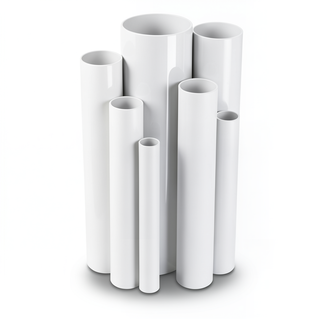 UPVC Pipes Pressure 4 Bar Outside Diameter 90 mm Thickness 1.8 mm White