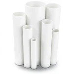 مواسير UPVC مقاس 3 إنش ضغط 12 بار قطر خارجي 88.7 مم سمك 4.6 مم لون أبيض