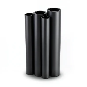 Al-Rajhi HDPE Pipes PE 80 Pressure 4 Bar Diameter 160 mm Thickness 4.9 mm Black
